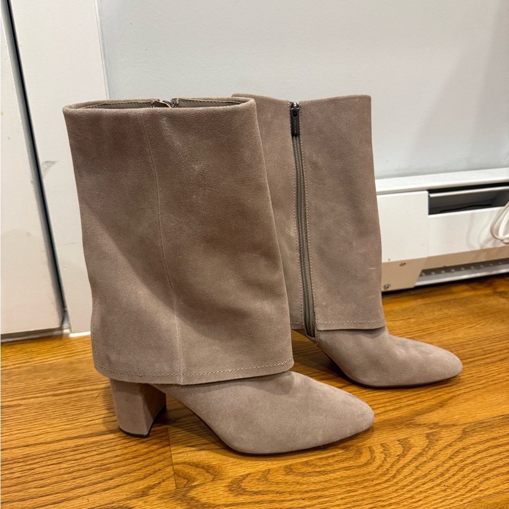 Vince Camuto Taupe Heeled Boots